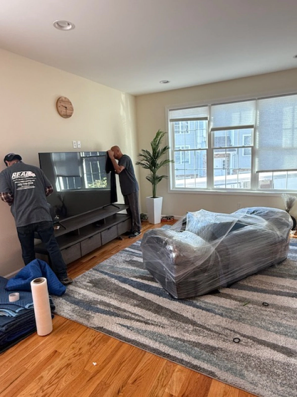 Professional local moving team at Real Moving & Storage