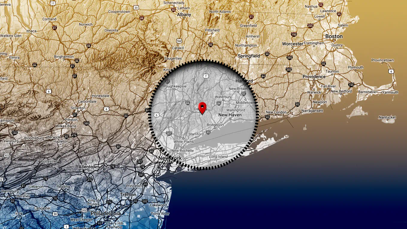 Real Moving & Storage Full Map