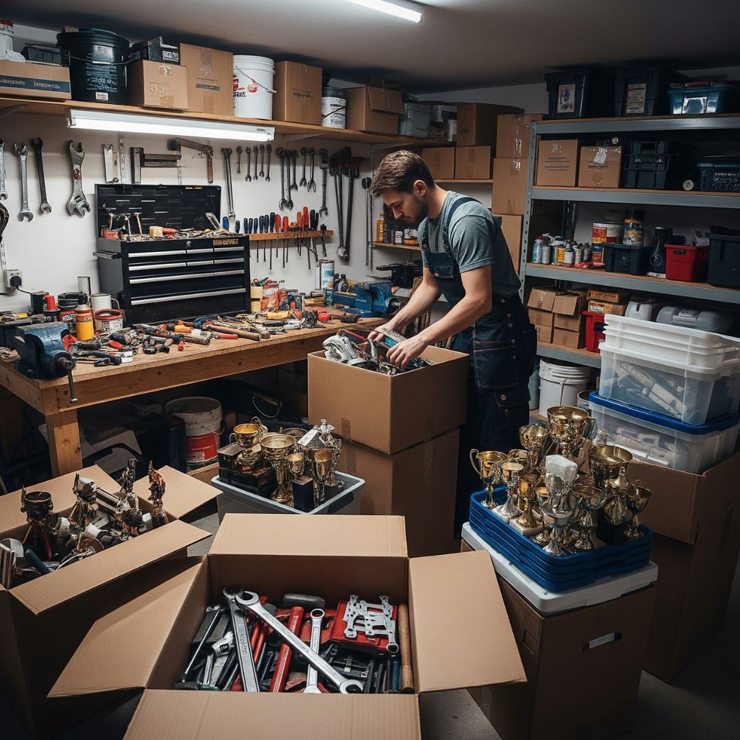 Packing a Garage or Basement: How to Handle Tools and Storage Items