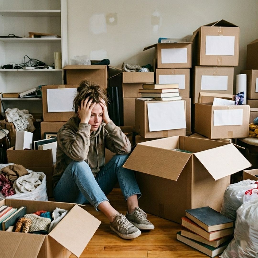 Why Decluttering Feels Hard Before Moving