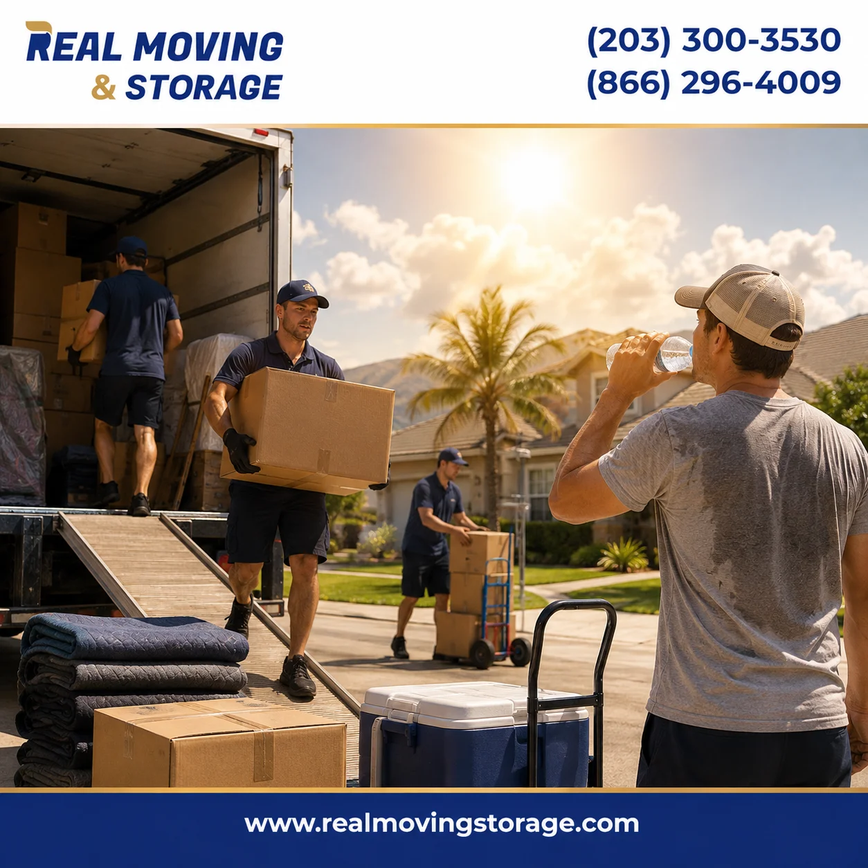 Moving in Hot Weather