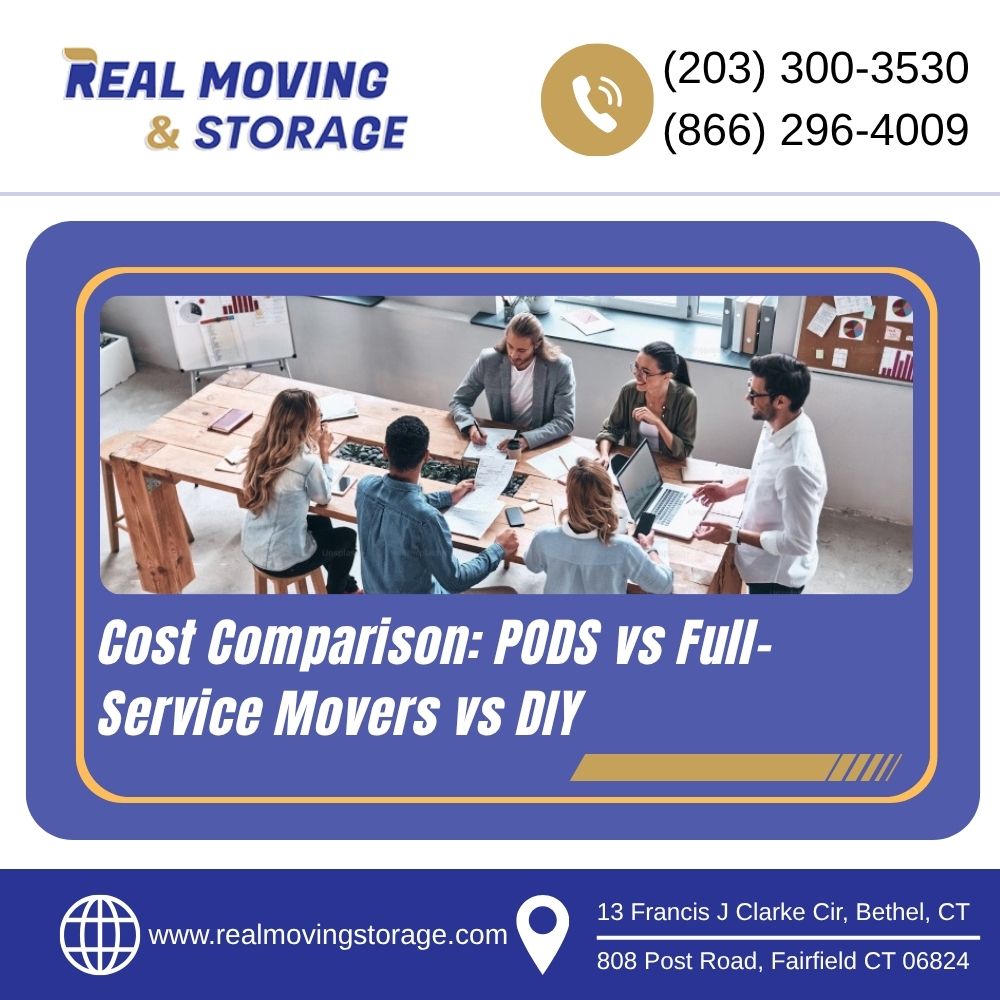Cost Comparison: PODS vs Full-Service Movers vs DIY