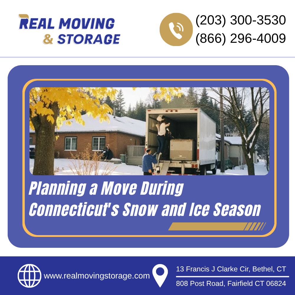 winter moving in Connecticut